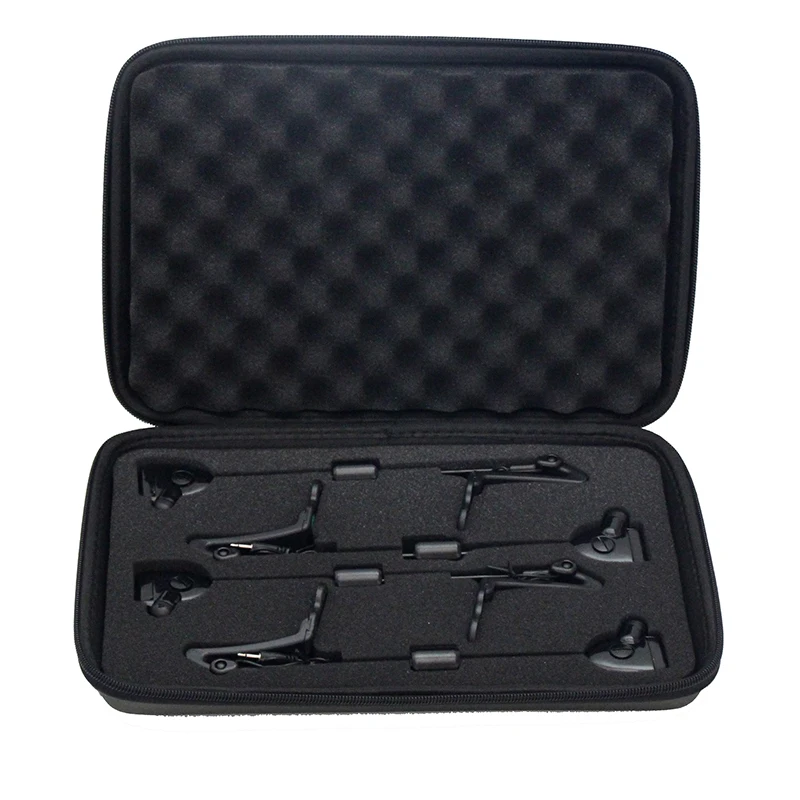 Cena Wędkarski Swinger zestaw sygnalizator brań wieszak Swinger 4 kolory podświetlana dioda led wskaźnik karpia wędkarskiego w etui z suwakiem FO347