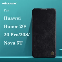 Для huawei Honor 20 20S 20 Pro флип-кейс чехол Qin винтажный кожаный чехол с карманом для карт для huawei Nova 5T сумки для телефонов