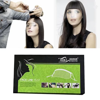 

50 Pcs Hairspray Mask Shields Practical Transparent Face Eye Shield Covers Home Barber Salon Supplies Face Hairspray Shields