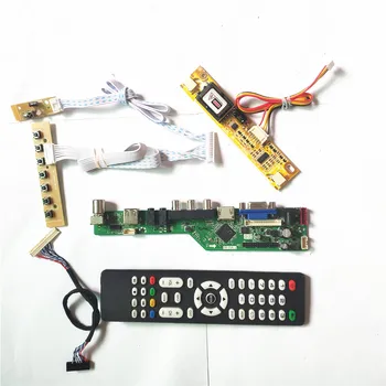 

For M216H1-L02/L05/L07 T.V53 controller board LCD display panel 2CCFL 30Pin LVDS Remote+Inverter+keyboard VGA HDMI AV USB RF Kit