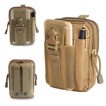 

Men waist bag Casual Durable waist pack Belt Canvas Multifunction Military Bag Zipper Waterproof Waist Bag for Outdoor Wear