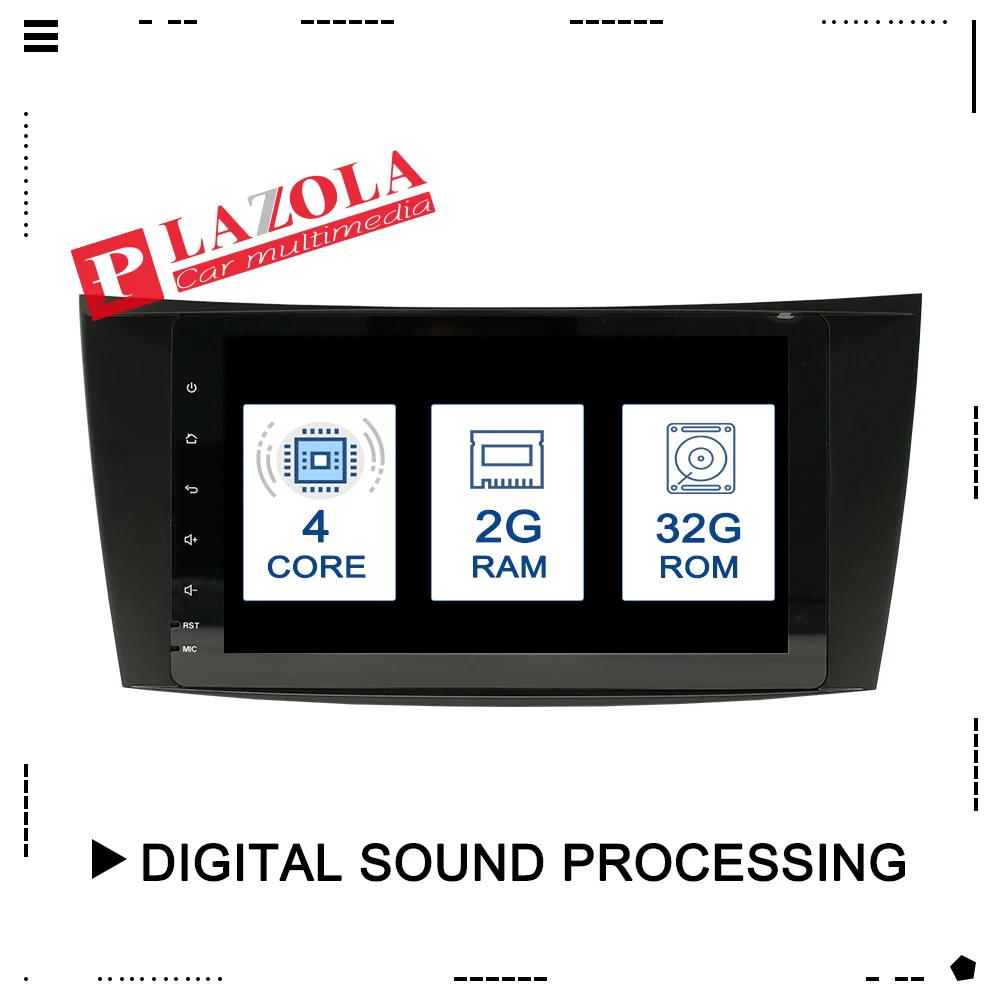

Android 9.0 Radio Double Din Car DVD Player GPS OBD for Mercedes Benz E Class W211 E200 E220 E240 E270 E280 2002-2008 CLS W219