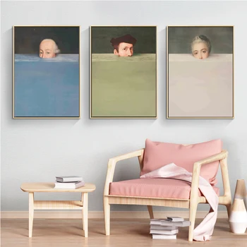 

Literary Retro Spoof World Masterpiece Posters And Prints Wall Art Canvas prints Pictures For Living Room Decor painting