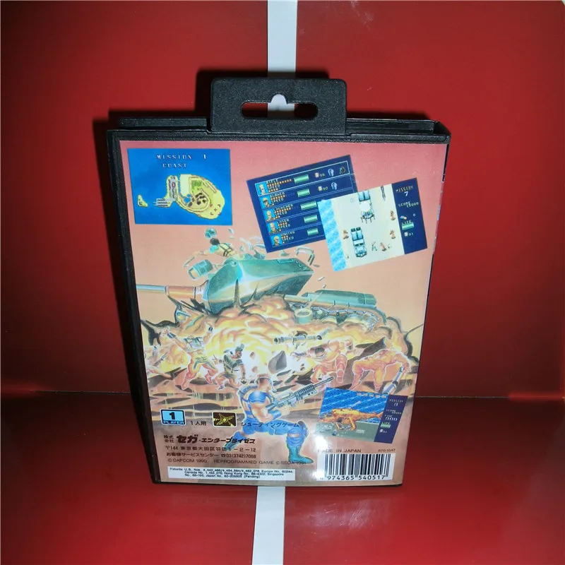Mercs Япония крышка с коробкой и руководство для MD MegaDrive Genesis Видео игровой консоли 16 бит MD карты