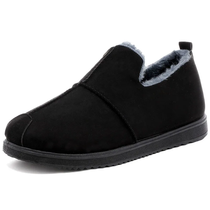 

Brand Man shoes Winter Men warm plush Shoes Fashion Cotton Shoes Soft Platform Snow Boots Casual shoes plus size 39-44