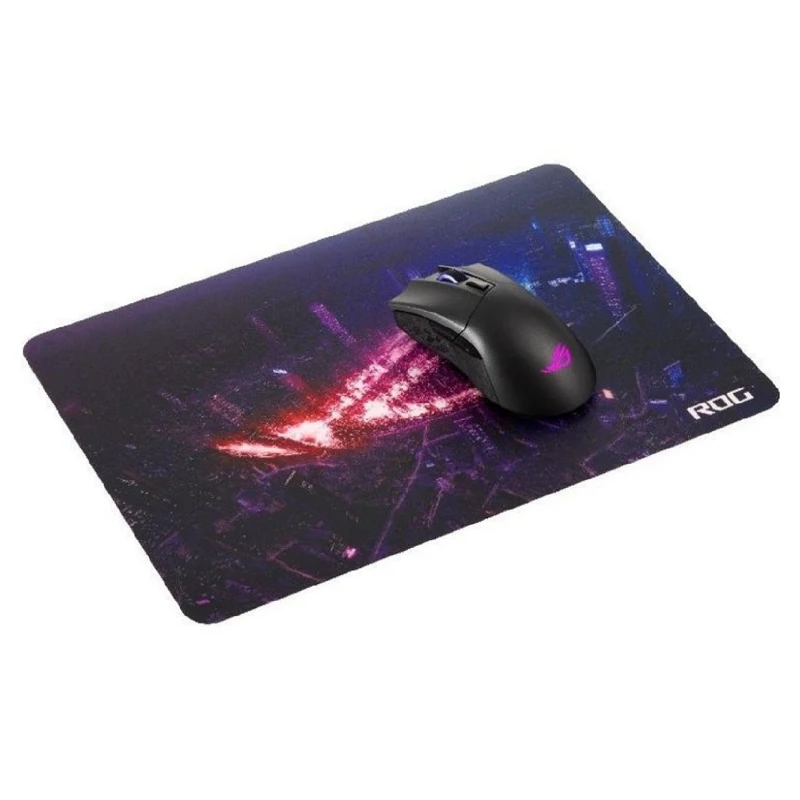 Коврик для мыши ASUS Strix Slice cиликоновая основа, поликарбонатовая поверхность, 350 x 250 x 0.6 мм, цвет: рисунок