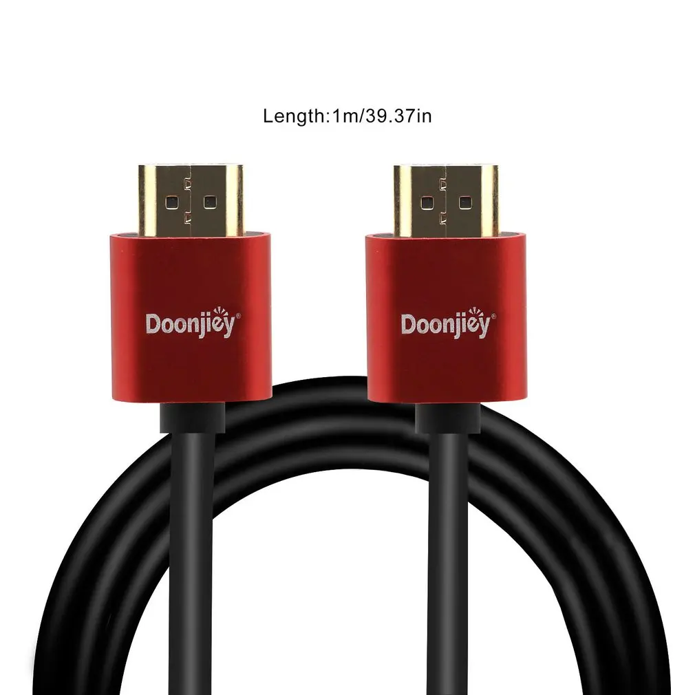 Ультра тонкий кабель HDMI 1,4 для XBox для PS4 для SKY HD Smart tv DVD высокой четкости высокоскоростной линии
