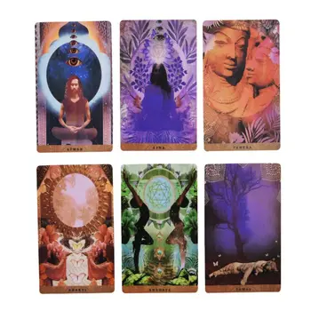 

A Yogic Path Oracle Deck and Guidebook 54 Cards Tarot Game Toy Party Board Game