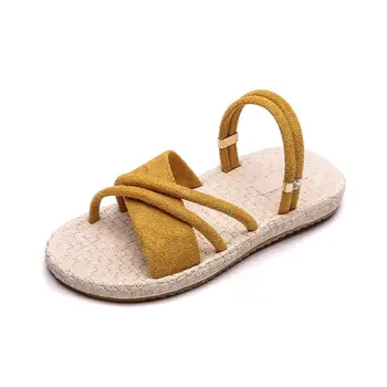

Girls Roman Style Princess Shoes Color Soft kid's Shoes Girls Casual Sandals Children's Fashion Sandals For Toddler