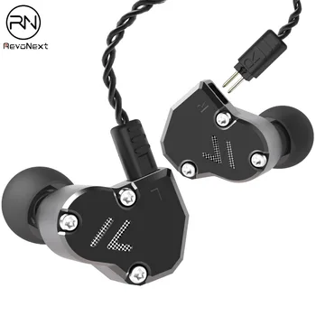 

Revonext QT2s 2DD+1BA Hybrid In Ear Earphone HIFI DJ Monitor Running Sport Earphone Earplug Headset Earbud Upgraded QT2 PK QT5