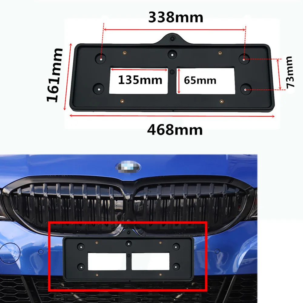 

YIFOUM HD Car Front View Parking Night Vision Positive Waterproof Logo Camera For BMW New 3 Series 2020 2021 License Plate Frame