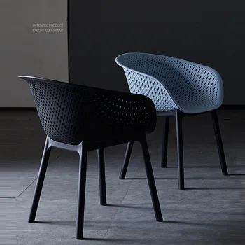 

Nordic Casual Plastic Chair China PP Injection Molding Process Restaurant Suitable for Dining Chair Bedroom Study Office Chairs