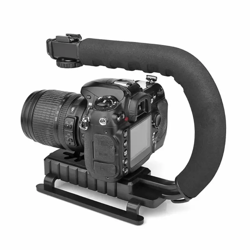 C образный держатель ручка Видео Ручной Стабилизатор для DSLR Gopro Hero камеры