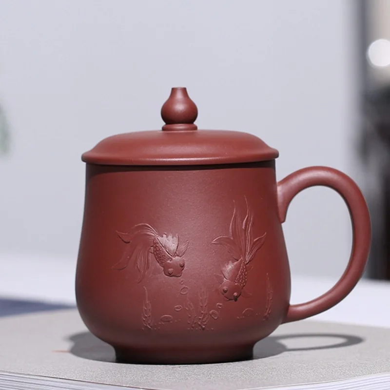 Yixing recommended manual Pisces cover cup television shopping gift logo teapot special offer a wholesale | Дом и сад