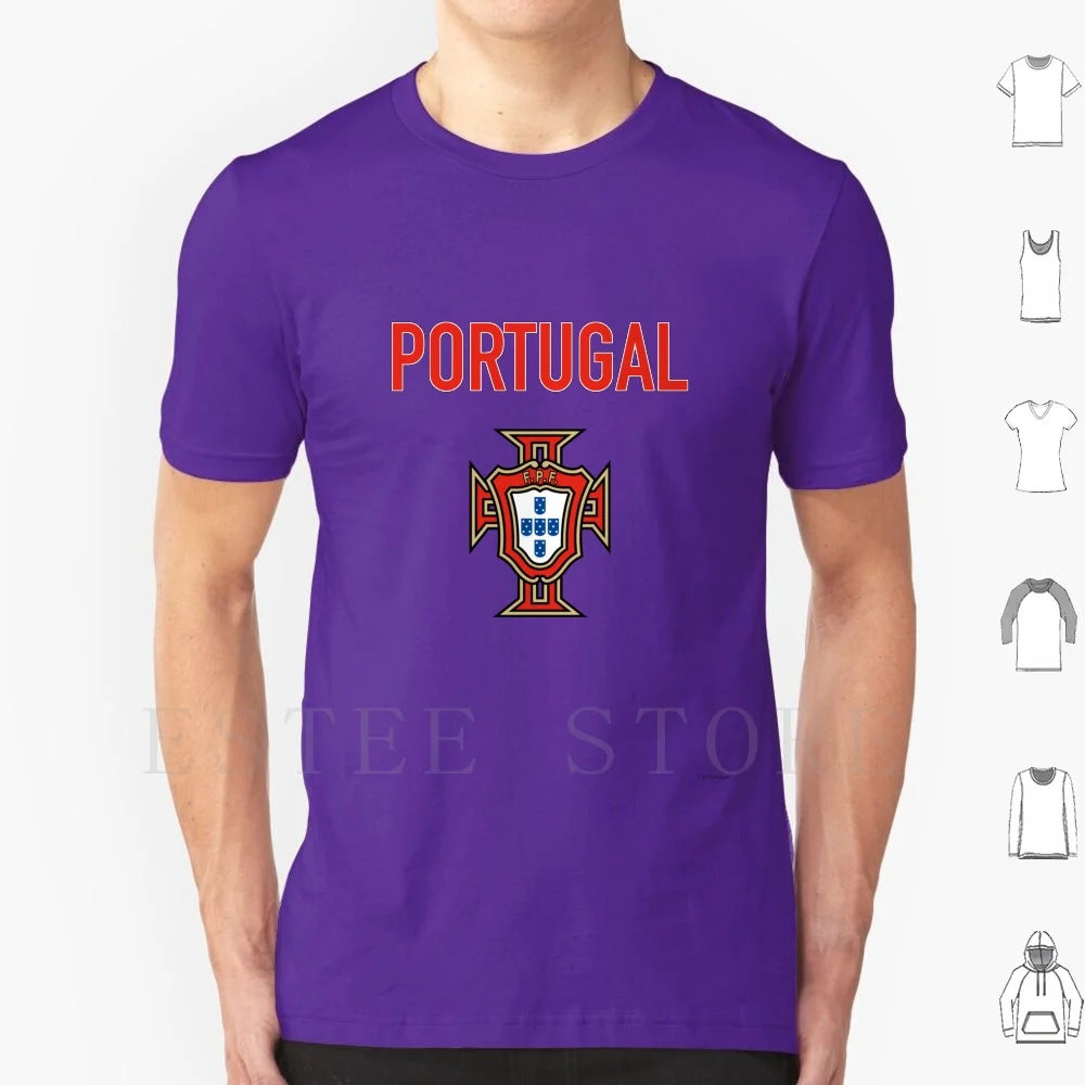 Portogallo T Shirt Fai Da Te Big Size 100% Cotone Portogallo Ronaldo Cristano Ronaldo Porto Lisboa Sporting Andre Gomes Azores Sao Miguel
