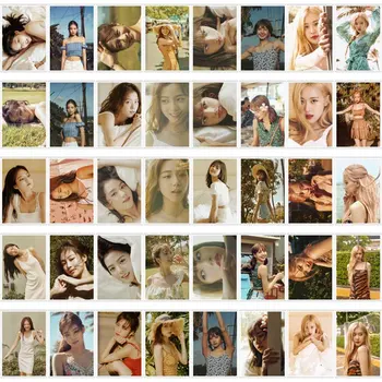 

40Pcs/Box Kpop BLACKPINK 2019 BLACKPINK'S SUMMER DIARY Photo Lomo Card Fashion K-POP BLACKPINK Fans Gifts Metal Box