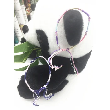 

DIY WRISTBAND DECORATION CHAINS TOYS FOR CHILDREN KIDS HANDMADE SLENDER ROPES ONE PAIR