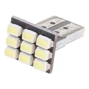 

1X T10 W5W 1206 9SMD Car LED Canbus Auto License Plate Light Instrument Lamp 12V NEW