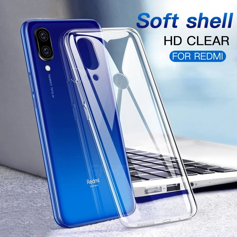 Ultra Slanke Zachte Siliconen Telefoon Case Voor Xiaomi Redmi Note 12 11 Pro 9 S 10 7 8 Pro Redmi 9 T 8A 9A 9C 10C Transparante Cover Case_voghion.com