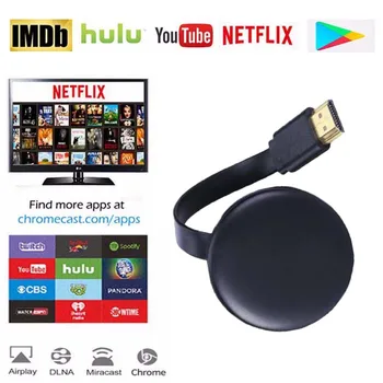 

WiFi Display HD Screen Mirroring Dongle Receiver For Google Chromecast 2 3 Chrome Crome Cast Cromecast 2 HDMI TV Stick Video