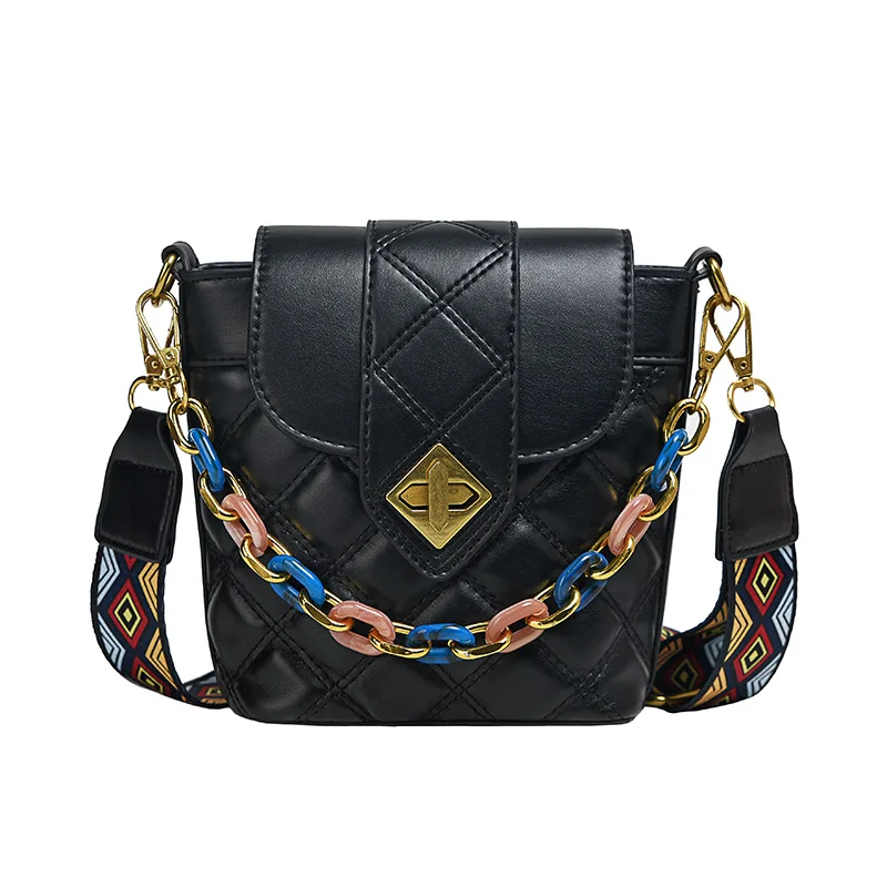 

Luxury Handbags Women Bags Designer Solid Color Single Shoulder Bucket Bag and Handbag Quality Hardware Buckle Crossbody Bag