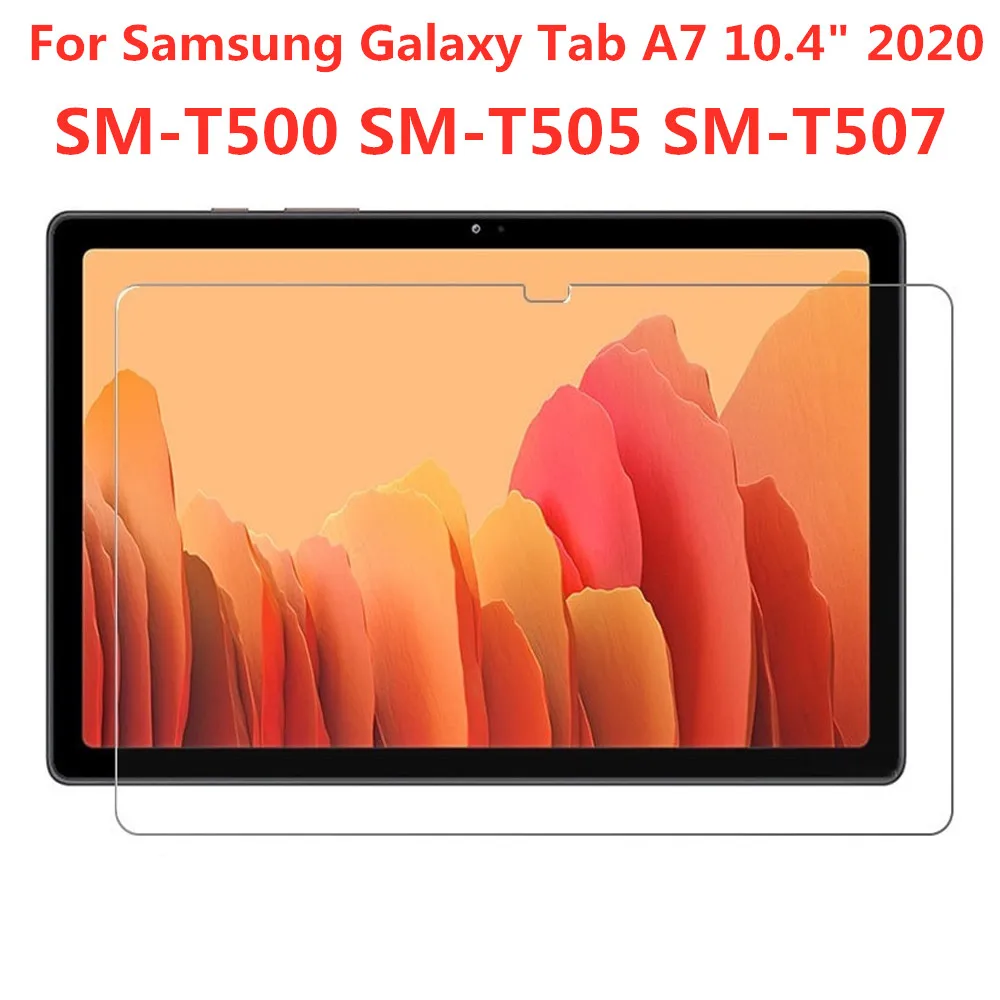 samsung tablet stand 9H Tempered Glass For Samsung Galaxy Tab A7 10.4 Inch 2020 Tablet Screen Protector SM-T500 T505 T507 Bubble Free Protective Film tablet keyboards Tablet Accessories