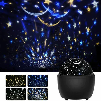 

Newly LED Starry Sky Projector Lamp Star Night Light Party Decor Bedroom Light TE889