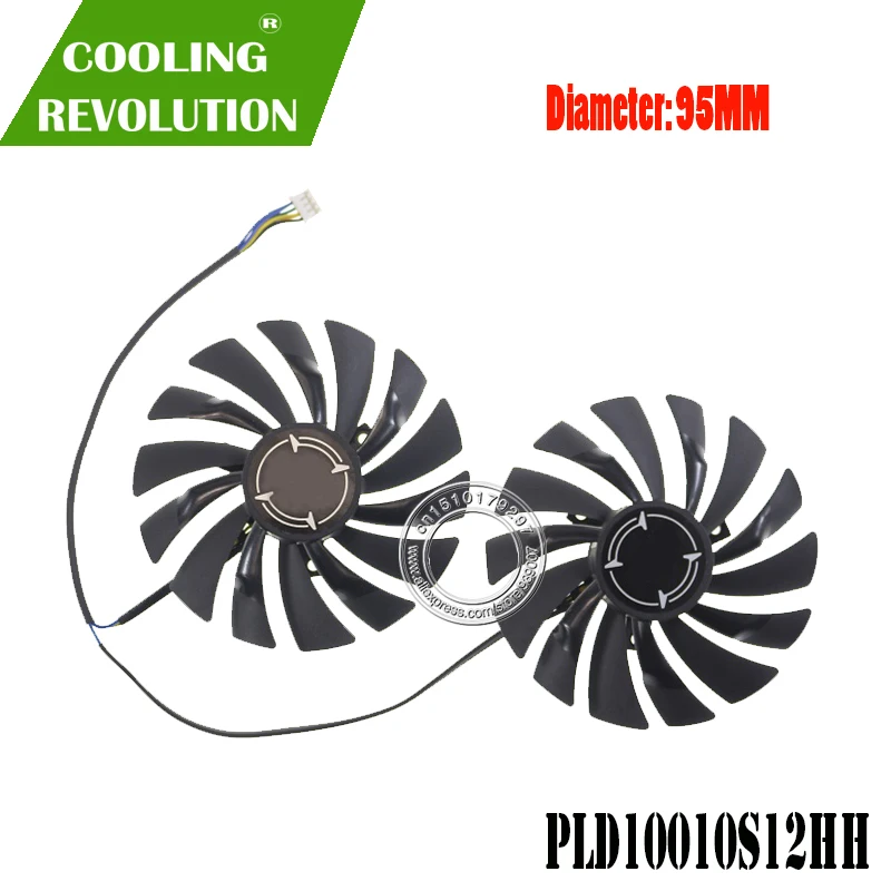 2 шт./лот P104 100 MINER GTX 1080/1070/1060 вентилятор для msi GTX1080 GTX1070 ARMOR 8G OC GTX1060 графическая