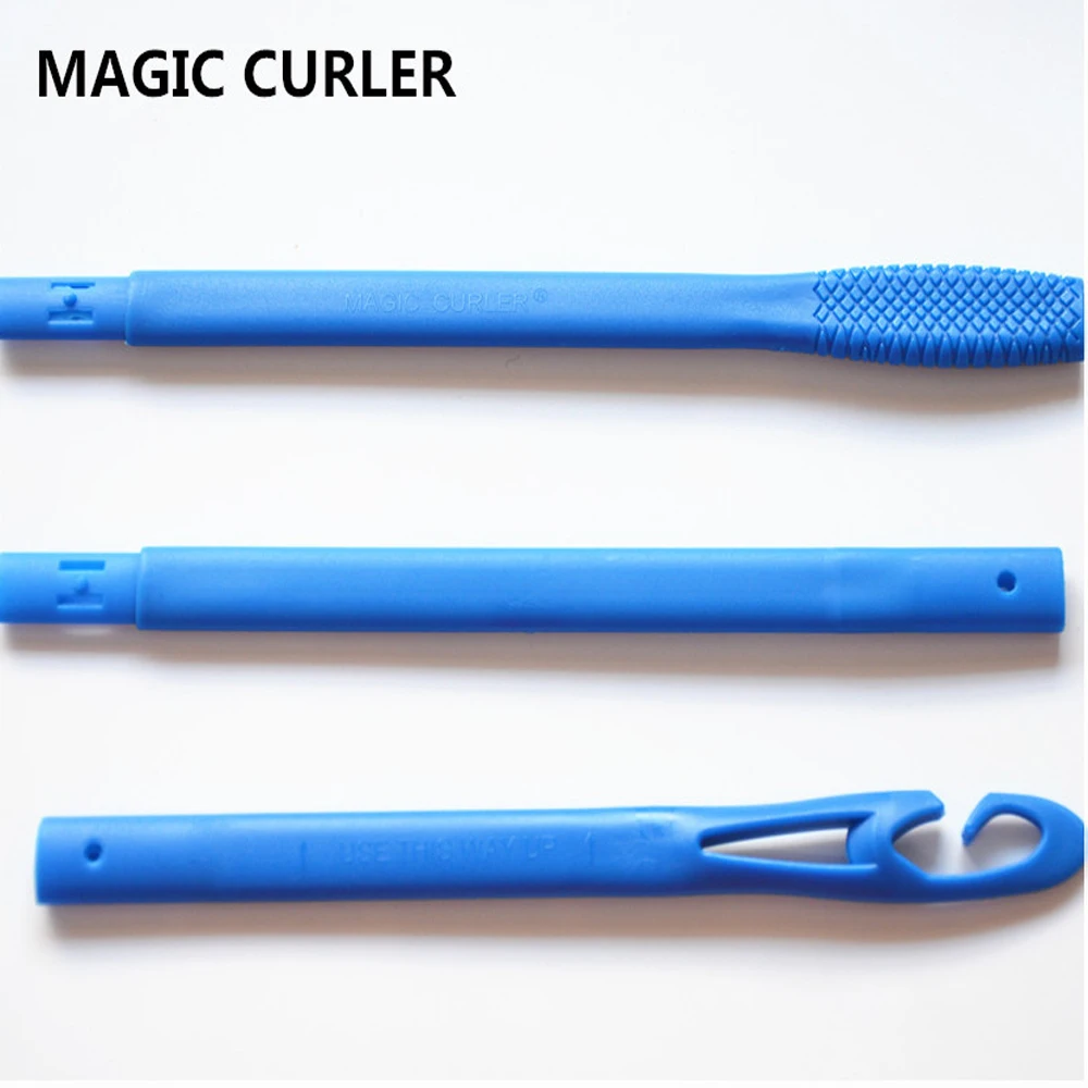 DIY Curling Rod Hook Water Ripple Magic Leverage Curling Pole Detachable Extension Accessories Hair Styling Tool 1 Set