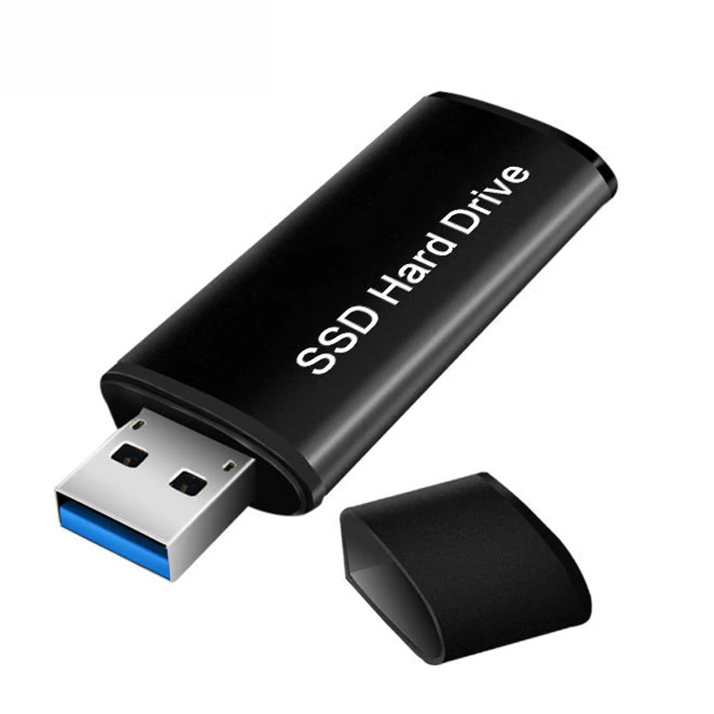 Твердотельный накопитель(SSD) usb-диск 410 м/с высокое Скорость 64 Гб 128 ГБ 256 512 1 ТБ SSD 3,0 палка мобильного жесткого диска флеш-накопитель USB 3,0 - Цвет: Black