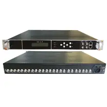 12 RF radio frequency (DVB-S2 / C / T / ATSC / ISDB、DTMB) to IP, ASI DVB code stream receiver tuner receiver digital TV gateway