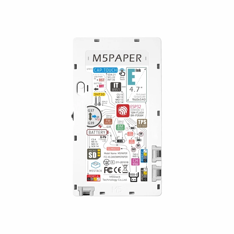 M5Stack oficjalny M5Paper ESP32 zestaw deweloperski V1.1 (960X540, 4.7 