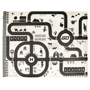 

Fashion Simulated Parking Lot View Traffic Map Pad Children Toy Car Game Mat