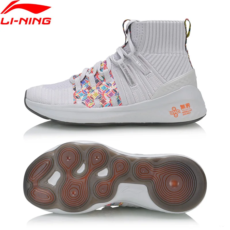  Li Ning для женщин, без батут II, многофункциональная обувная обувь для тренировок, подушка, поддержка подкладки, спортивная обувь AFPQ012 