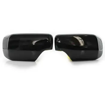 

1Pair Rearview Mirror Covers Side Door L/R For BMW E46 3 Series Durable
