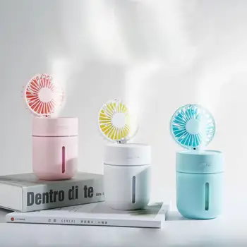 

Adoolla 400ml Portable USB Charging Mini Vehicle-mounted Air Humidifier Fan