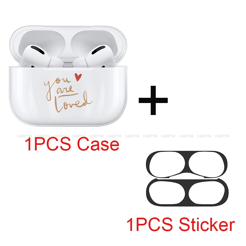 Противоударный чехол для наушников Airpods Pro прозрачный жесткий ПК Air Pods 3 2019