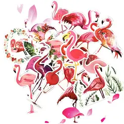 19 шт./компл. Милая наклейка с Фламинго Мультяшные животные декоративный стикер для канцелярских товаров для скрапбукинга DIY Дневник