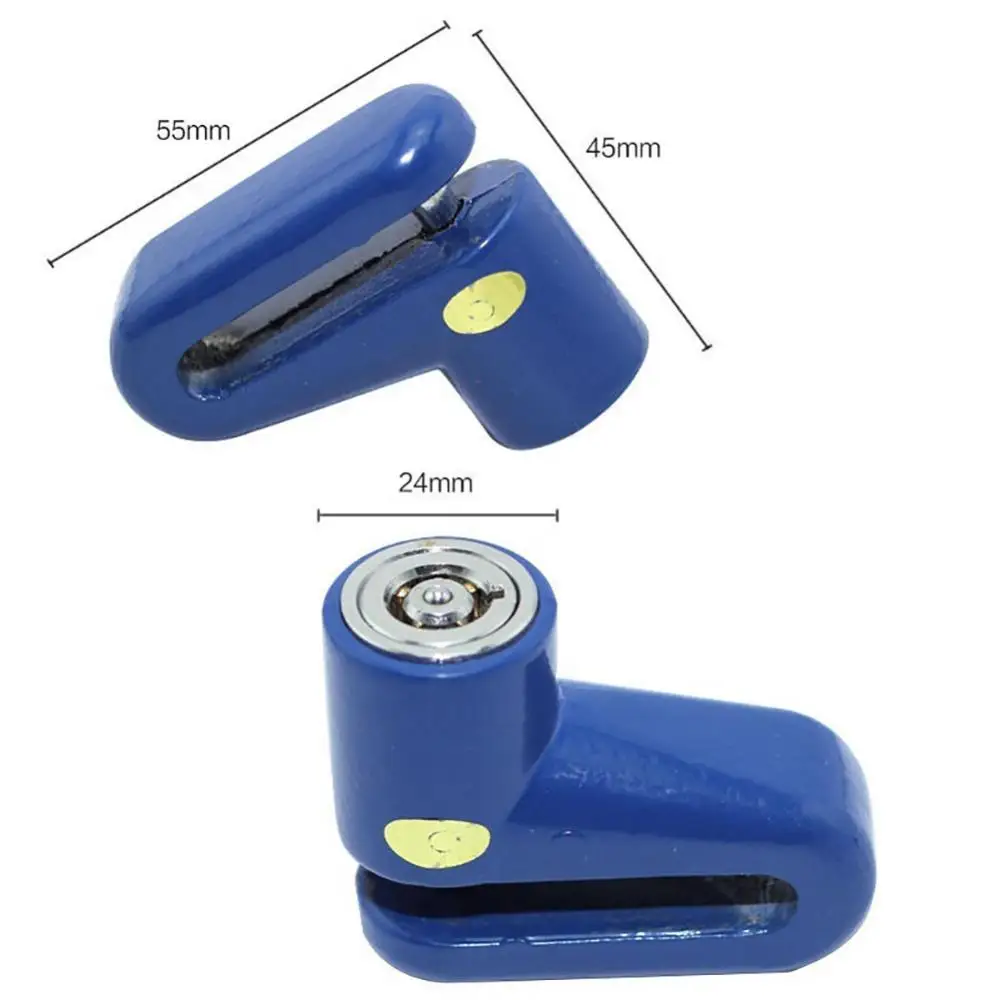 Heavy Duty Motorcycle Mountain Bicycle E-Bike Disk Brake Safety Anti-Theft Lock