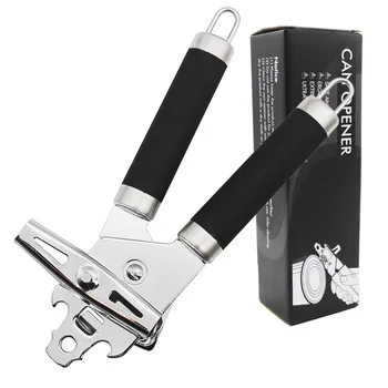 

Strong Black Stainless Steel Can Opener Can Opener Bottle Opener