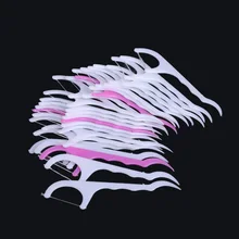 25 шт. стоматологические зубочистки 2 в 1 зубная нить палочки межзубная щетка уход за полостью рта инструмент портативный гигиена полости рта чистка зубов