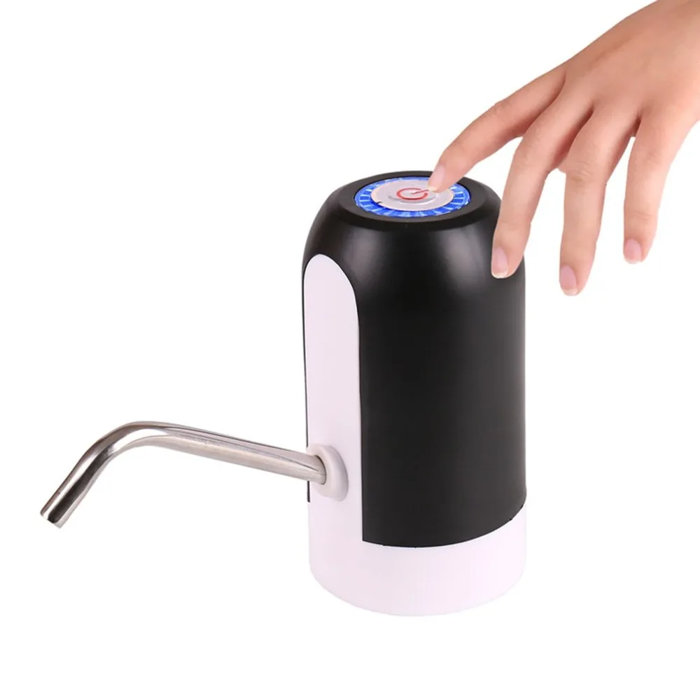 Samrt насос для бутылки воды беспроводной автоматический насос для питьевой воды портативный Электрический диспенсер для воды с светодиодный светильник