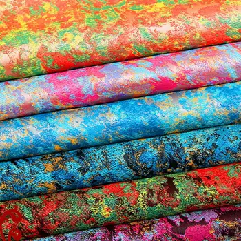 

500cm*90cm High-density nylon jacquard brocade oil painting inkjet fabric cushion packaging pillow clothing handmade diy cloth
