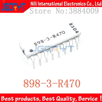 

5 unids/lote 898-3-R470 DIP Resistor Networks and Arrays 470 Ohms 100V 2W TT