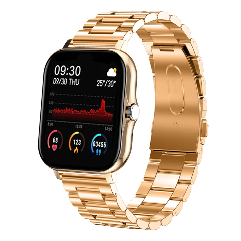 2022 New Men Smart Watch Women 1.69" Full Touch Bluetooth Call Fitness Tracker Heart Rate Monitor Blood Pressure Smart Bracelet 