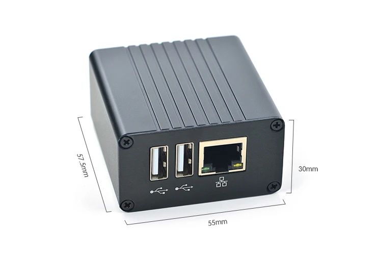 NanoPi NEO Plus2 металлический алюминиевый чехол с антенной и пользовательским теплоотвода