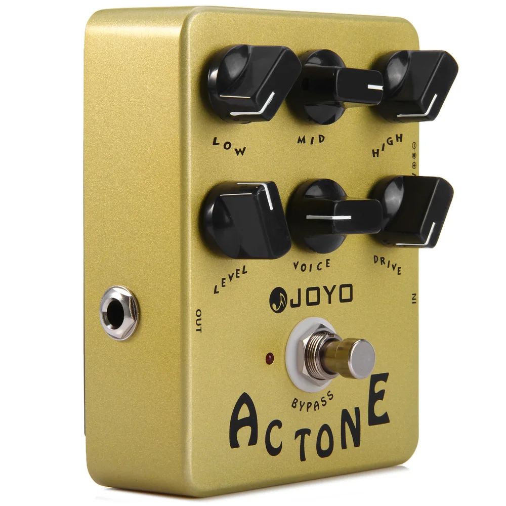 Joyo JF-13 AC Tone электрогитара педаль эффектов Классический британский рок звук Vox AV-30 тон усилитель имитация гитарный эффект Stompbox