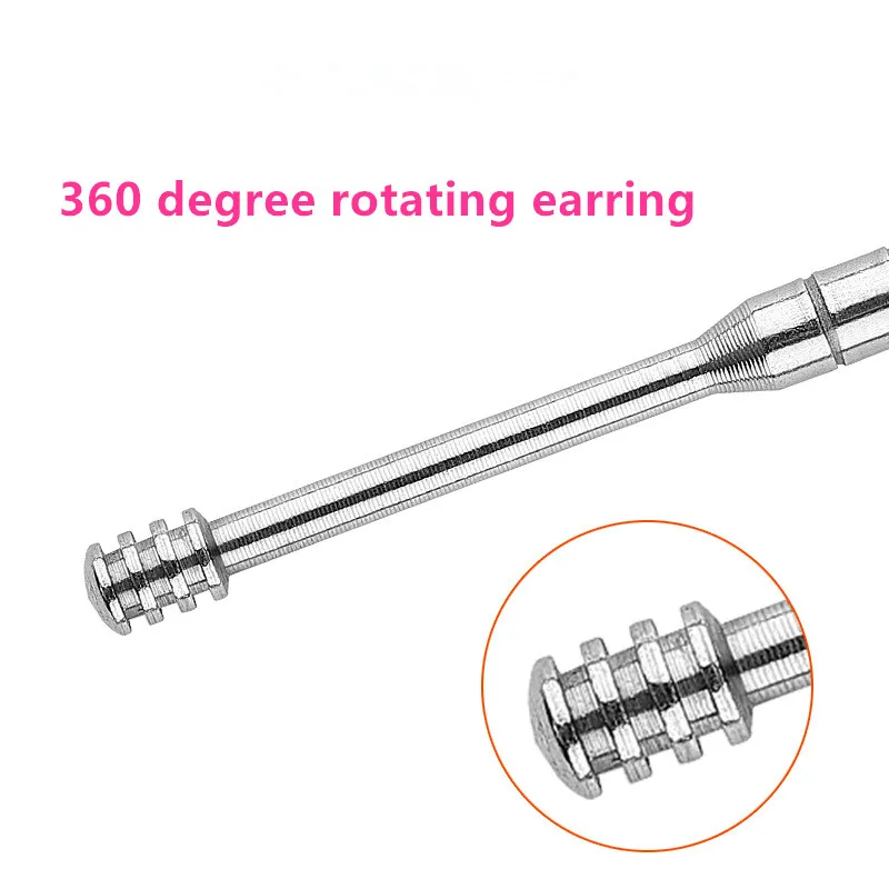 Портативный набор для чистки ушей, спиральный ушной Пинцет для чистки ушей, для удаления воска, Ушная кюрета, спиральная Ушная ложка, набор для чистки ушей