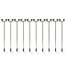 IG-10Pcs, 2Led, уличный светильник, 1:100, Ho, масштаб, уличный светильник, пейзаж, мини-светильник для песка, настольная модель 2
