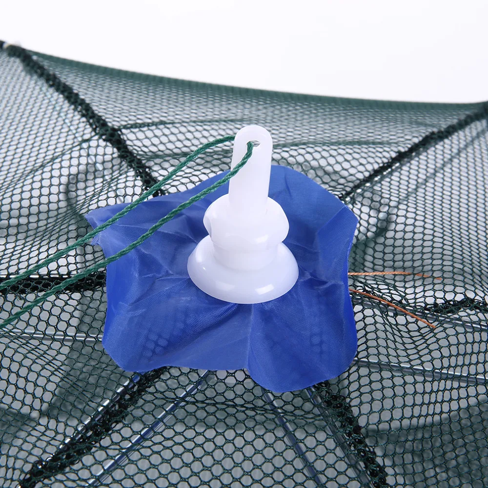 NEW SALE! 6 Hole Folded Fish Net Portable Automatic Fishing Shrimp Trap  Fishing Net